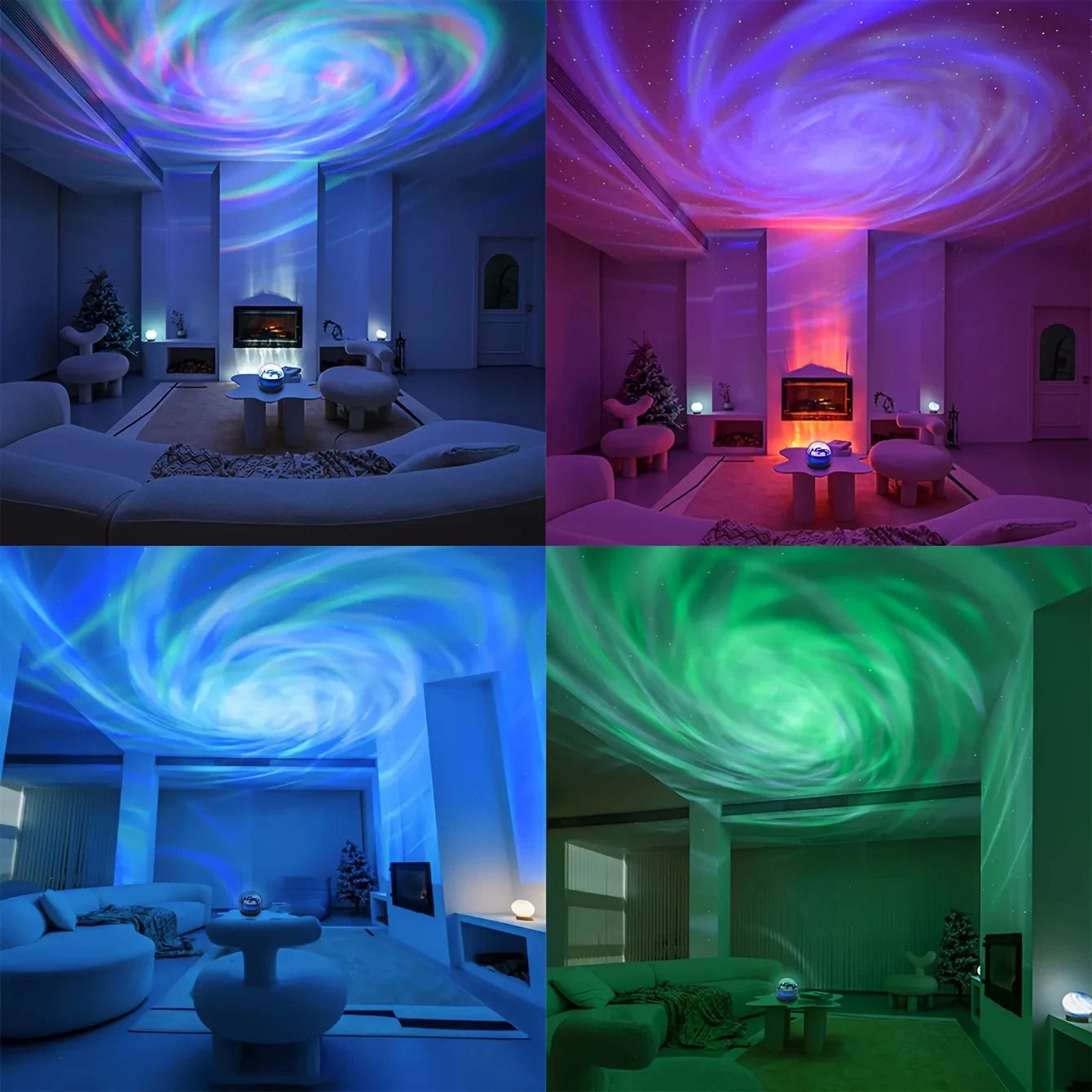 Ambient Galaxy Lamp – Aurora Atmosphere Projector